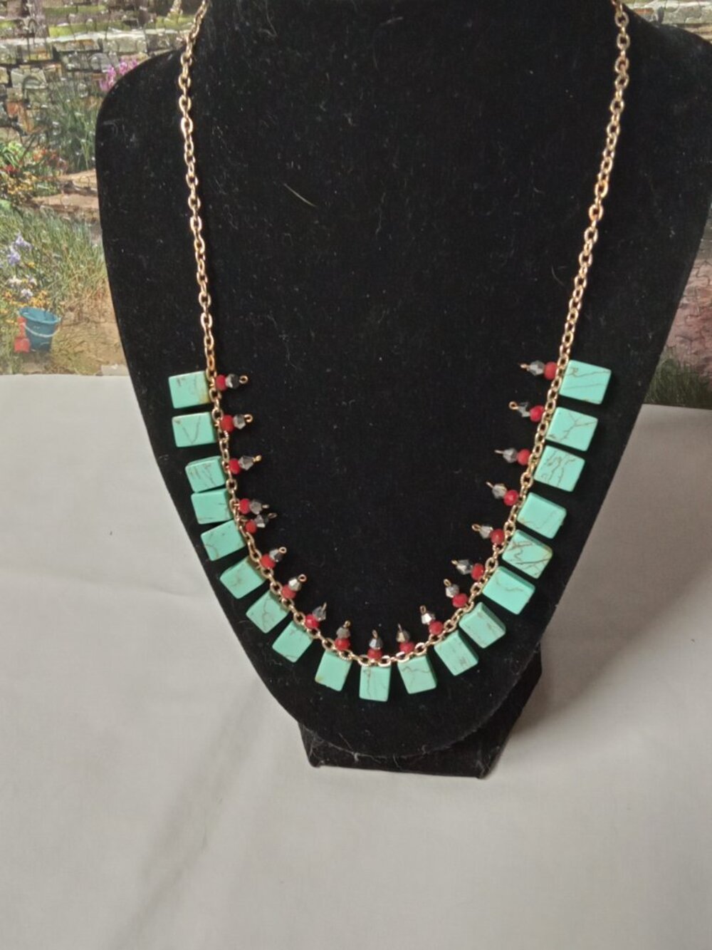 Vintage New York Turquoise Necklace